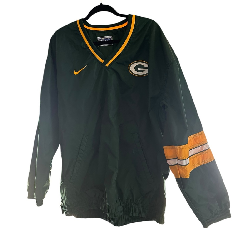 Nike Pro Line Vintage Green Bay Packers NFL Reversible Pullover - Size XL